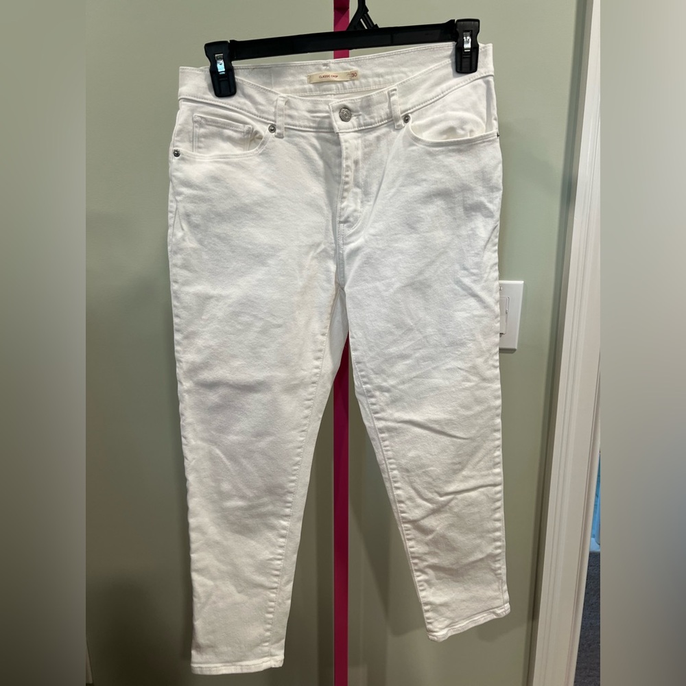 Signature by Levi Strauss White Skinny Jeans